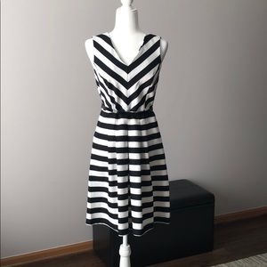 Black and white Dress